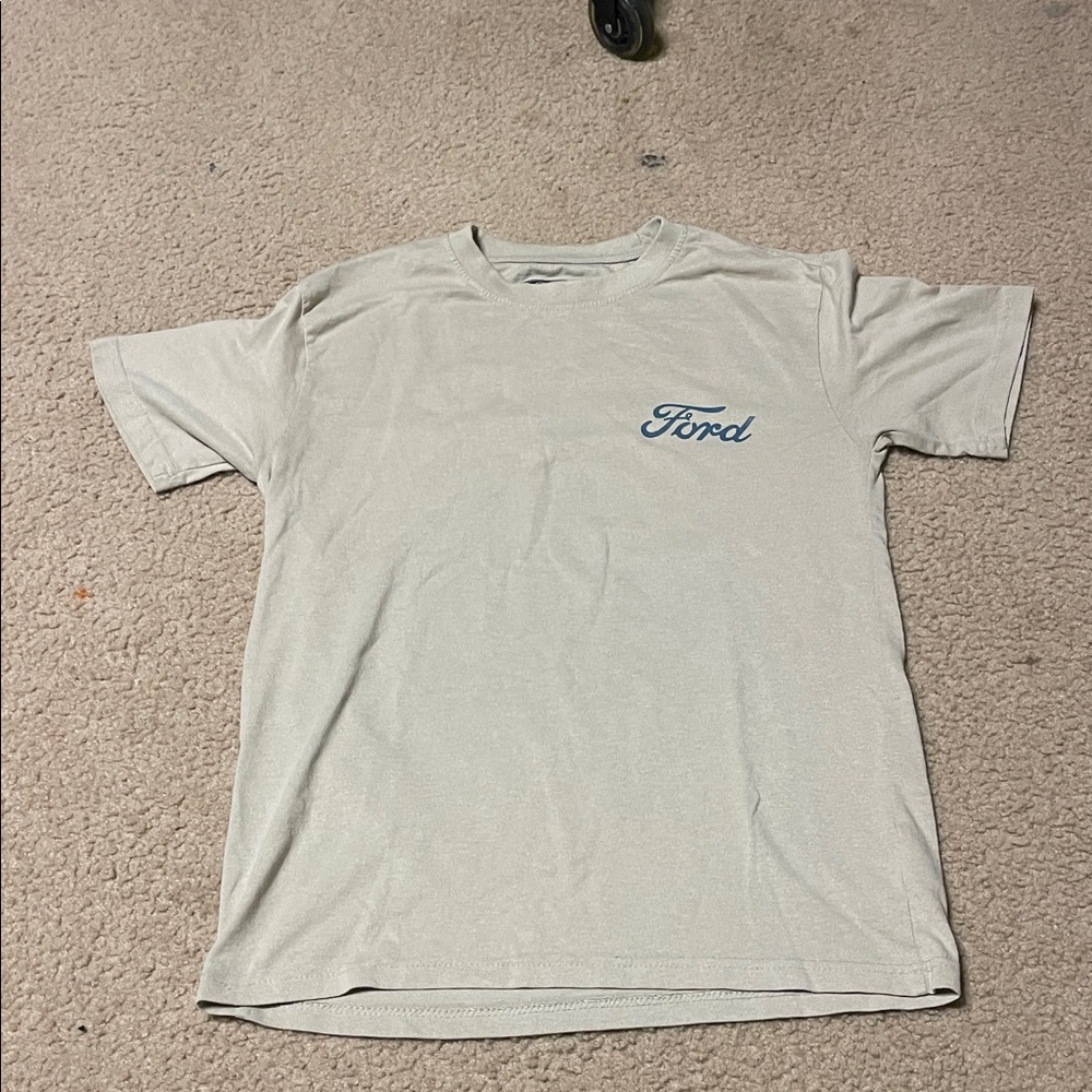 Ford Men's Light Gray Short Sleeve Tee